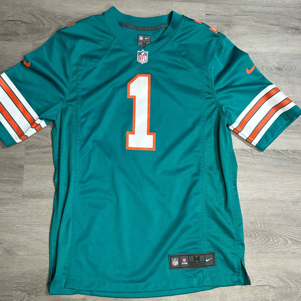 Tua Tagovailoa Miami Dolphins Throwback Jersey Men’s Size M